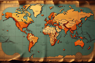 draw your pirate treasure puzzle map, medieval fantasy and sci fi maps city hunt
