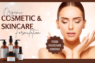 formulate organic skincare cosmetic formulation bodycare lotion serum and makeup