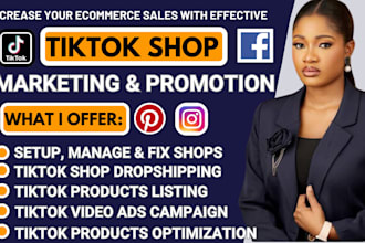 setup tiktok shop, tik tok shop dropshipping tiktok manager tiktok marketing ads