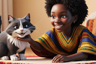 illustrate children story book illustration, children story, picture book