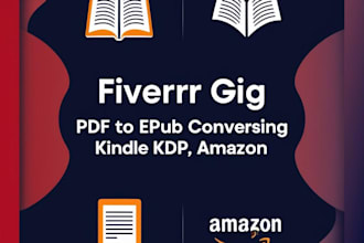 convert PDF to epub, kdp paperback, ebook conversion, ebook formatting