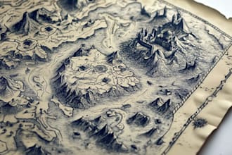 make you a medieval fantasy map