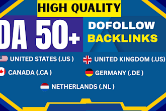 build high quality germans, UK, USA, backlinks do follow full SEO high authority