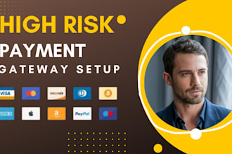 setup high risk payment gateway iptv paypal stripe squre api integration crypto