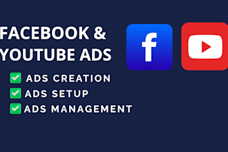 set up facebook and youtube ads for your business