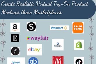 create realistic virtual try on product mockup for accessories and fashion items