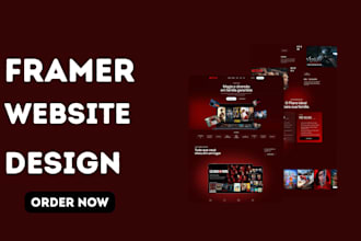 build framer website, framer landing page, game website, figma to framer website