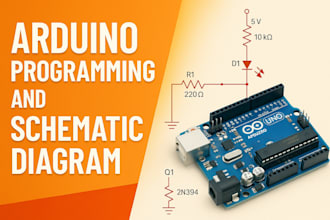 do arduino programming and schematic circuit
