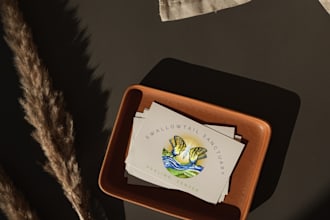 give you art no ai I handmade branding inspired to you I