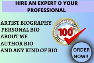 write your homepage and about us page for your site