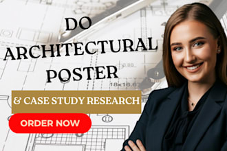 do poster architectural case study research and structural drawing in an hour