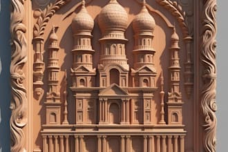 sculpt 3d bas relief 3d wood carving 3d wall art architecture bas relief