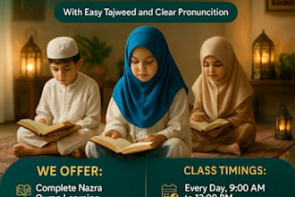 teach quran online with tajweed, noorani qaida, and duas