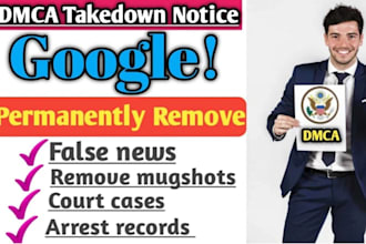 do permanent remove anybad news articles mugshots cases negative links on google