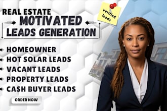 generate new homeowner leads hot solar vacant property leads cash buyer leads