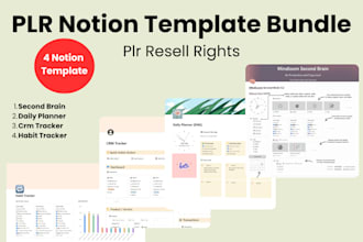 give you notion template with private label rights