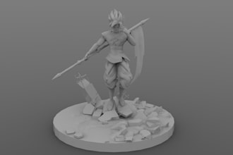 do articulated figure,3d figure statue,action figure,3d printing,dnd minis stl