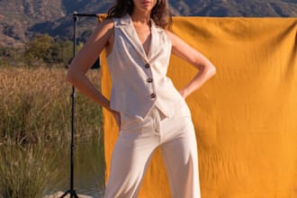 create analog vibe fashion photos