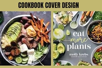 design cookbook recipe meal plan paperback cookbook formatting kindle cover