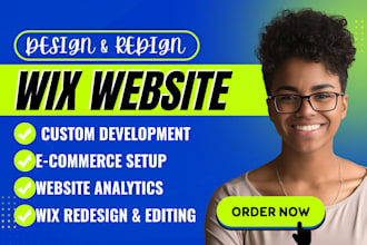 wix website design, redesign SEO website development wix studio website builders