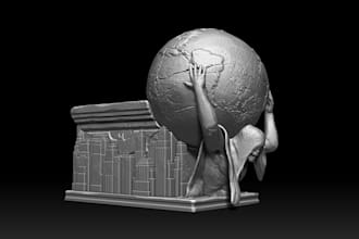 render 3d characters in zbrush,premium 3d figures,stl file,human 3d portrait,cad