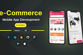 create a modern flutter ecommerce solution for your business