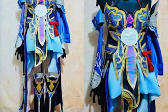 create high quality 3d cosplay models, masks, helmets, armor, weapons ,props
