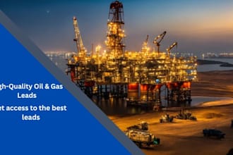 generate high quality oil and gas industry lead, coinbase lead,for your business