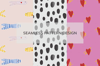 pattern design for fabric, textil, objects, etc