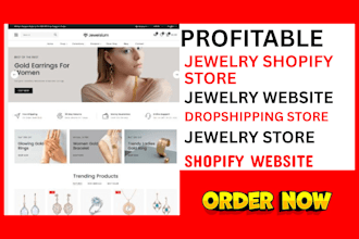 design jewelry website jewelry shopify store jewelry dropshipping store jewelry