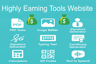 create highly earning digital tools website with great ideas