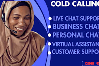 provide live chat, email, and customer support services