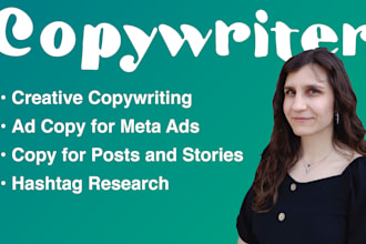 write copy for social media and ads