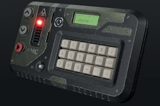 create a 3d props game ready for you