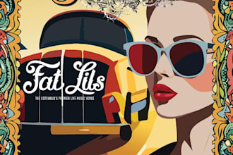 make a gig or concert poster for you