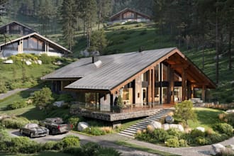 do 3d tiny cabin, cabins cottages, small house, cabana home