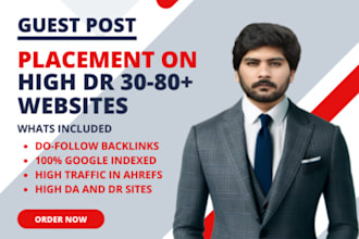 create high quality guest posts and SEO link building backlinks
