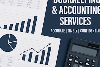 provide monthly bookkeeping services for small businesses