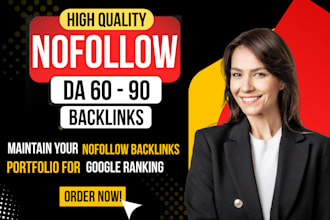do high quality nofollow backlinks da 60 to 90 for white label pro linkbuilding