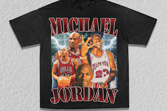 design vintage 90s any custom bootleg rap t shirt