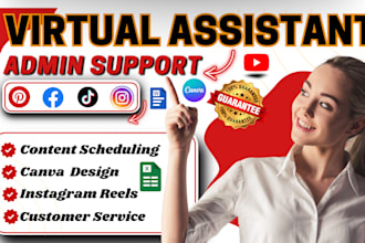 be personal executive virtual assistant admin support instagram reels design
