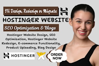 build hostinger website design hostinger website seo hostinger website redesign