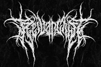 design your black, slamming, brutal, death metal logo