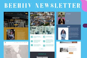 setup beehiiv account beehiiv ai newsletter design beehive landing page