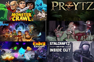 steam capsule game banner poster, game UI design, assets icon logo game art