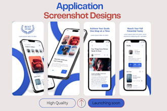 design professional app store screenshots and play store
