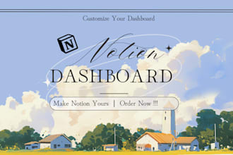 design your personalized notion dashboard or templates