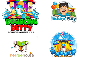 do modern childcare, education kids, and children logo design