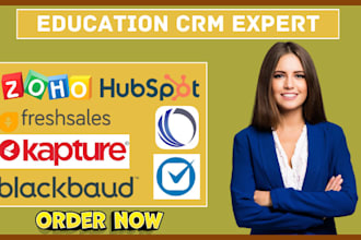 do education crm zoho  freshsales creatrix campus kapture blackbaud hubspot cilo