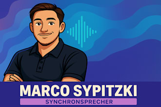 record a professional german voice over for you